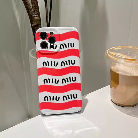 ブランド ミュウミュウ iphone17/17pro/17air/17promaxスマホケース 