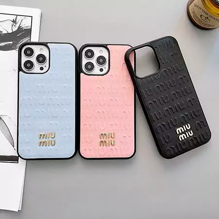 ブランド ミュウミュウ iphone17/17pro/17air/17promaxスマホケース 