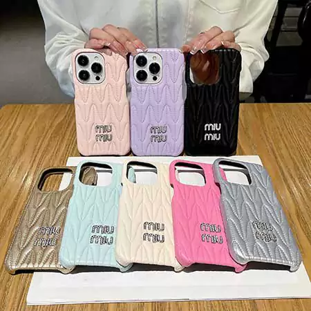 ブランド ミュウミュウ iphone17/17pro/17air/17promaxスマホケース 