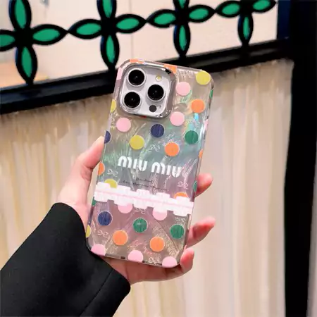 ブランド ミュウミュウ iphone17/17pro/17air/17promaxスマホケース 