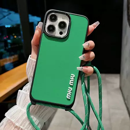 ブランド ミュウミュウ iphone17/17pro/17air/17promaxスマホケース 