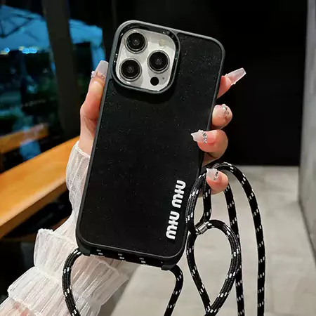 ブランド ミュウミュウ iphone17/17pro/17air/17promaxスマホケース 