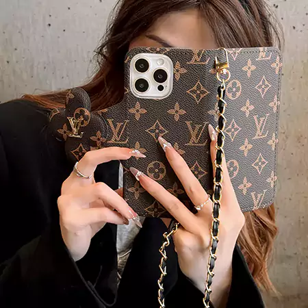 iPhone17Proケース 手帳型 ヴィトンハイ ブランド 手帳型ケースショルダー iPhone17ProMaxケース Louis Vuitton