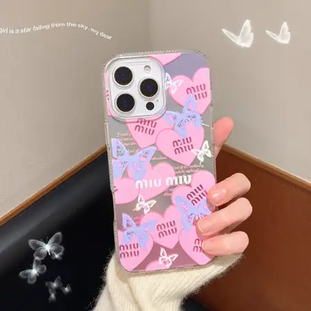 ブランド ミュウミュウ iphone17/17pro/17air/17promaxスマホケース 