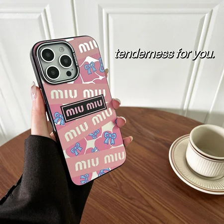 ブランド ミュウミュウ iphone17/17pro/17air/17promaxスマホケース 