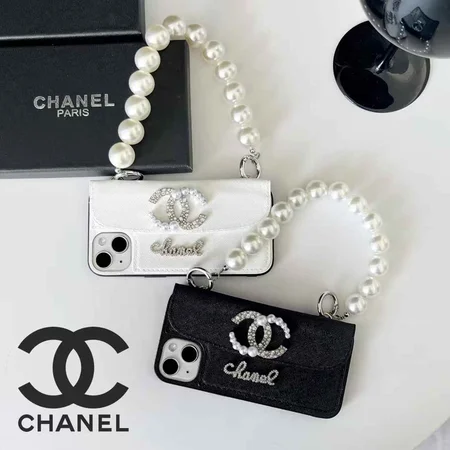シャネル iPhone17ケース,Chanel iPhone17ProMaxカバー,カーフレザー iPhone16Proケース,キラキラ ココマーク iPhoneケース,パール手提げ ストラップ付き,上品 ブランド スマホケース,レディース 可愛い iPhone15ケース,高級 iPhone14/13 Proカバー