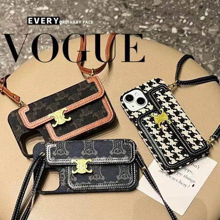 CELINE iPhone16ケース,iPhone16Plusショルダーケース,セリーヌ スマホケース レディース,ティーン トリオンフ iPhone15proケース,モノグラム レザー iPhoneケース,高級 ブランド アイフォンカバー,カード収納 耐衝撃 ケース