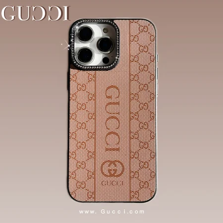 ハイブランド iPhone17ケースGucci GGモノグラム iPhone17ProMaxケースグッチ iPhone17Proケース レターロゴiPhone17ケース ダイヤモンドレンズフレーム グッチ人気 iPhone17ケース Gucci