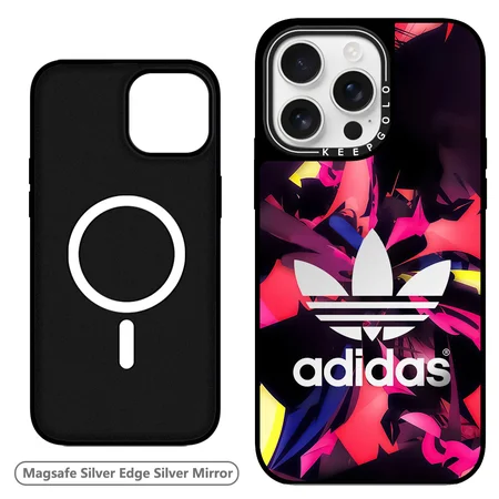 実用アディダス iPhone17ProMaxケースブルートレフォイル iPhone17Proケース Adidas,カラフルロゴ iPhone17ケース アディダス,ミラー iPhone17Airケース アディダス