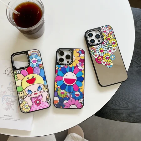 可愛いルイヴィトン iPhone17ケース,Louis Vuitton カラフルサンフラワー iPhone17Proケース,ミラー ルイヴィトン iPhone17ProMaxケース