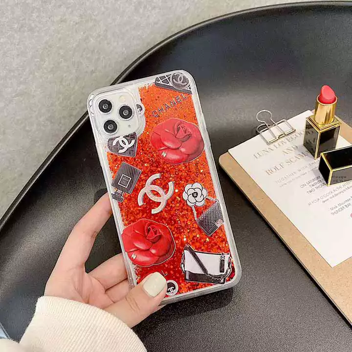 シャネル iphone11 pro カバー 花柄 半透明