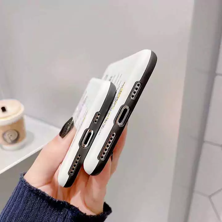 英字プリント 側面ロゴ iphonexs max携帯カバー